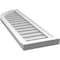 Ekena Millwork Quarter Round Top Left Surface Mount PVC Gable Vent w/ 2"W x 2"P Brickmould Sill Frame, 12"W x 40"H GVPQL12X4003SN - alternate 3